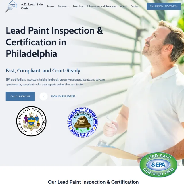 AD Lead Safe Certs